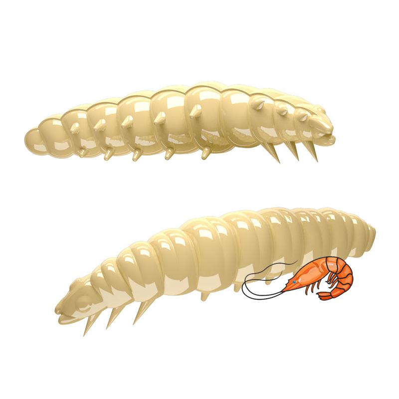LİBRA LURES LARVA 30MM CHEESE KARİDESLİ SİLİKON YEM