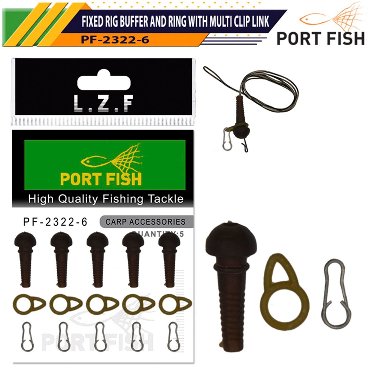 Portfish 2322-6 Fixed Rig Buffer and Ring Boili Aparatı