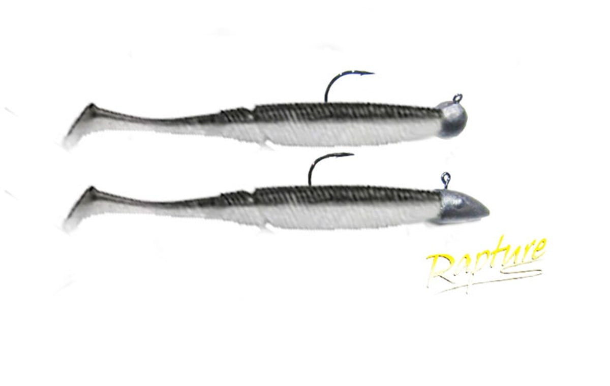 Rapture Power Shad Black Silver 10 cm Lrf Spin Silikon Yem