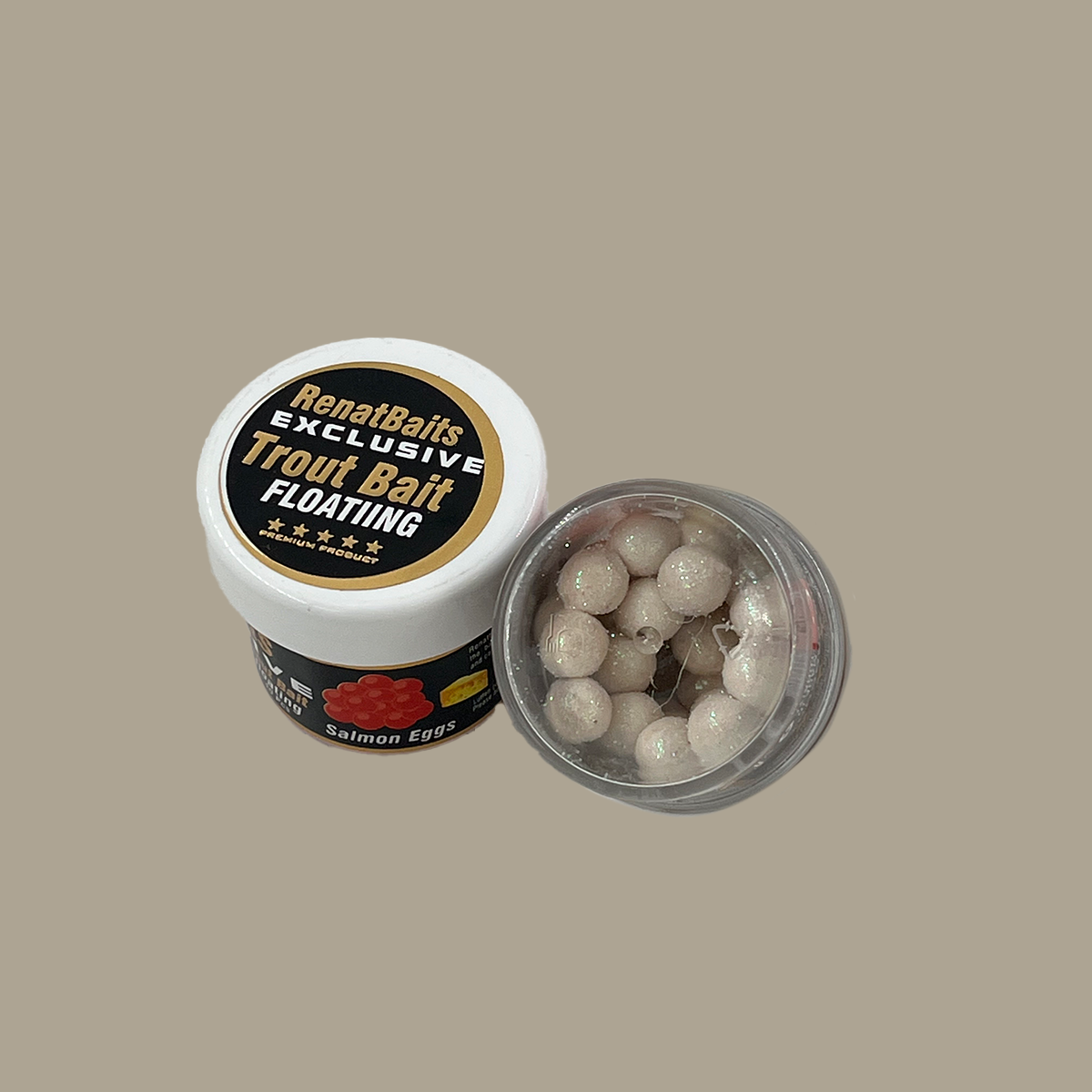 Renat Trout Bait Peynir Kokulu Silikon Salmon Eggs 40 Pcs - Beyaz