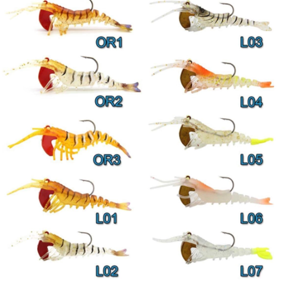 Sea Horse Manic 3D Shrimp Karides 7Cm Silikon Yem