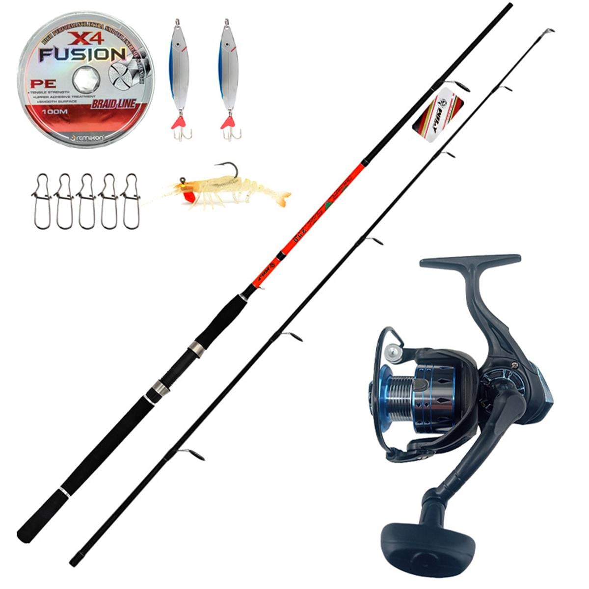 Wily Feeder Spin 270 cm 10 - 35 gr Kyoto 3000 Tam Takım Olta Seti