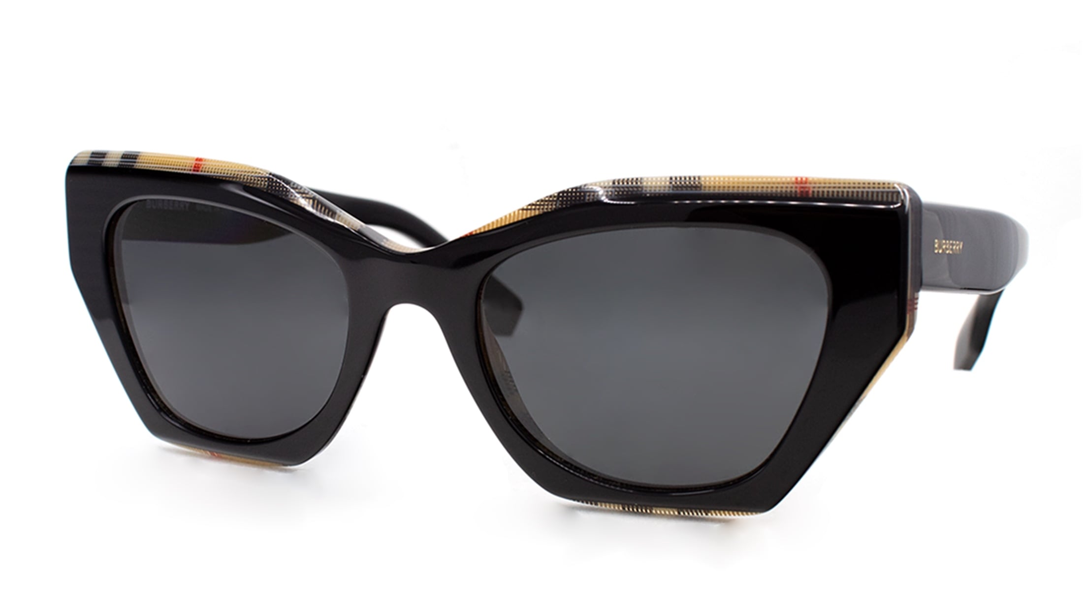 BURBERRY  4299 3828/87 52 CRESSY Unisex SİYAH Çekik Çerçeve Güneş Gözlüğü