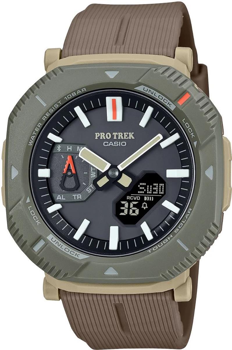 Casio Pro Trek PRJ-B001-5DR Erkek Kol Saati Casio Pro Trek PRJ-B001-5DR Erkek Kol Saati - Lenti 