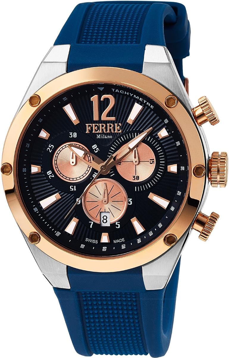 Ferre Milano FM1G072P0081 Erkek Kol Saati , Swiss Made Ferre Milano FM1G072P0081 Erkek Kol Saati , Swiss Made - Lenti 