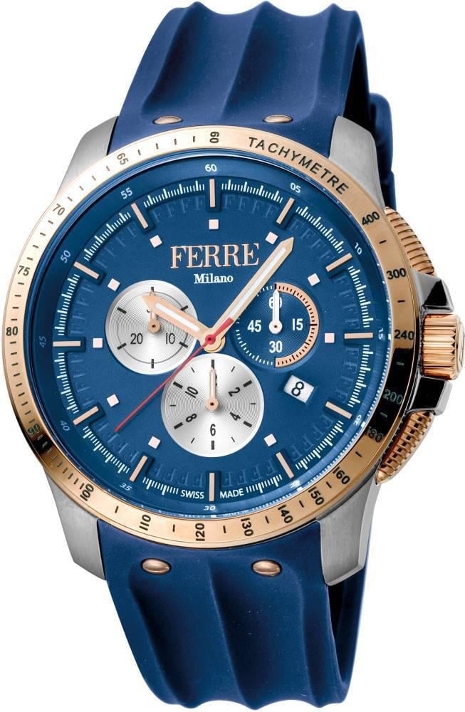 Ferre Milano FM1G078P0041 Erkek Kol Saati , Swiss Made Ferre Milano FM1G078P0041 Erkek Kol Saati , Swiss Made - Lenti 