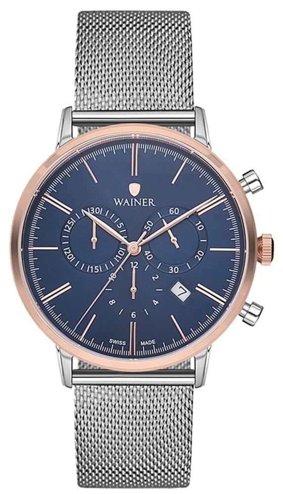 Wainer WA.19222-B Erkek Kol Saati , Swiss Made , Safir Cam Wainer WA.19222-B Erkek Kol Saati , Swiss Made , Safir Cam - Lenti 