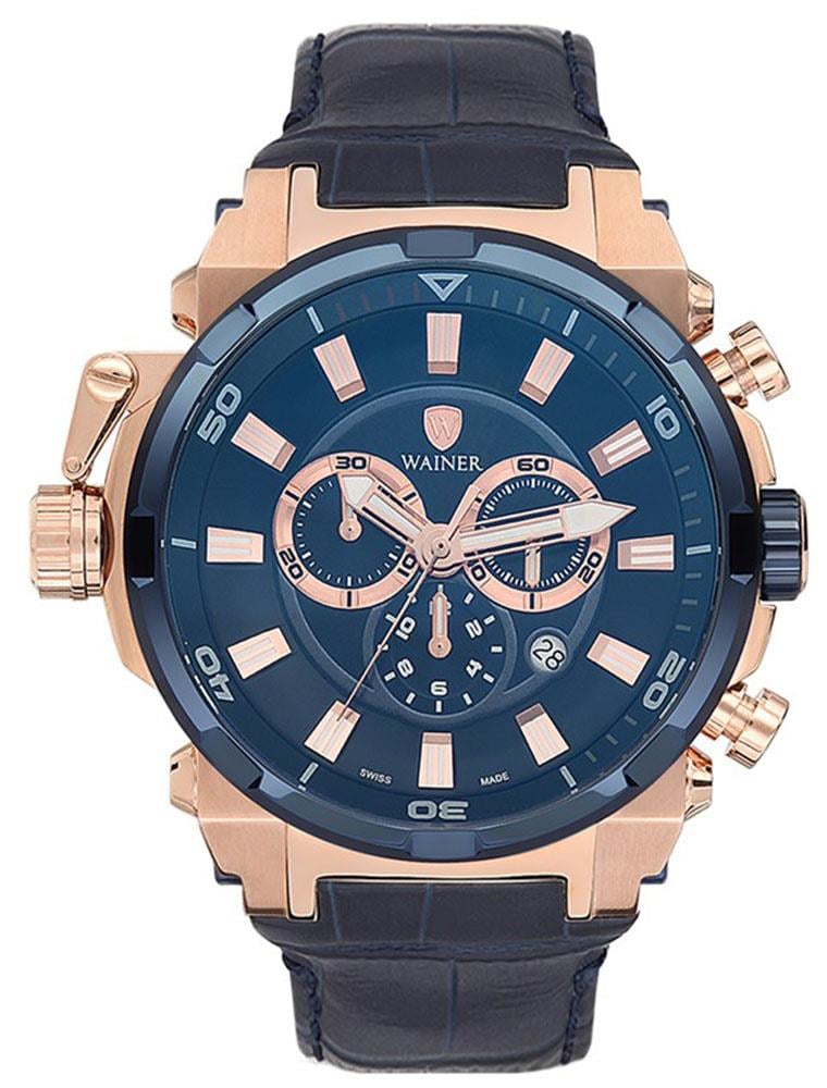 Wainer WA.10780-A Erkek Kol Saati , Swiss Made Wainer WA.10780-A Erkek Kol Saati , Swiss Made - Lenti 