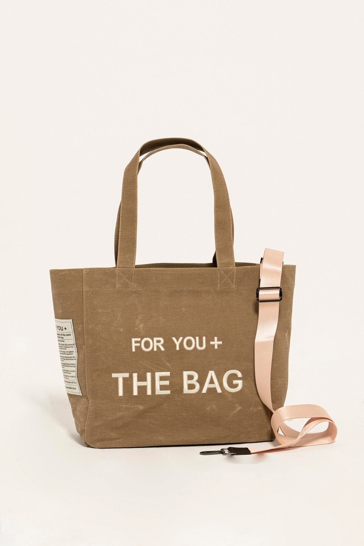 For You Accessorises Kanvas Büyük Boy Sütlü Kave Çanta For You Accessorises Kanvas Büyük Boy Sütlü Kave Çanta