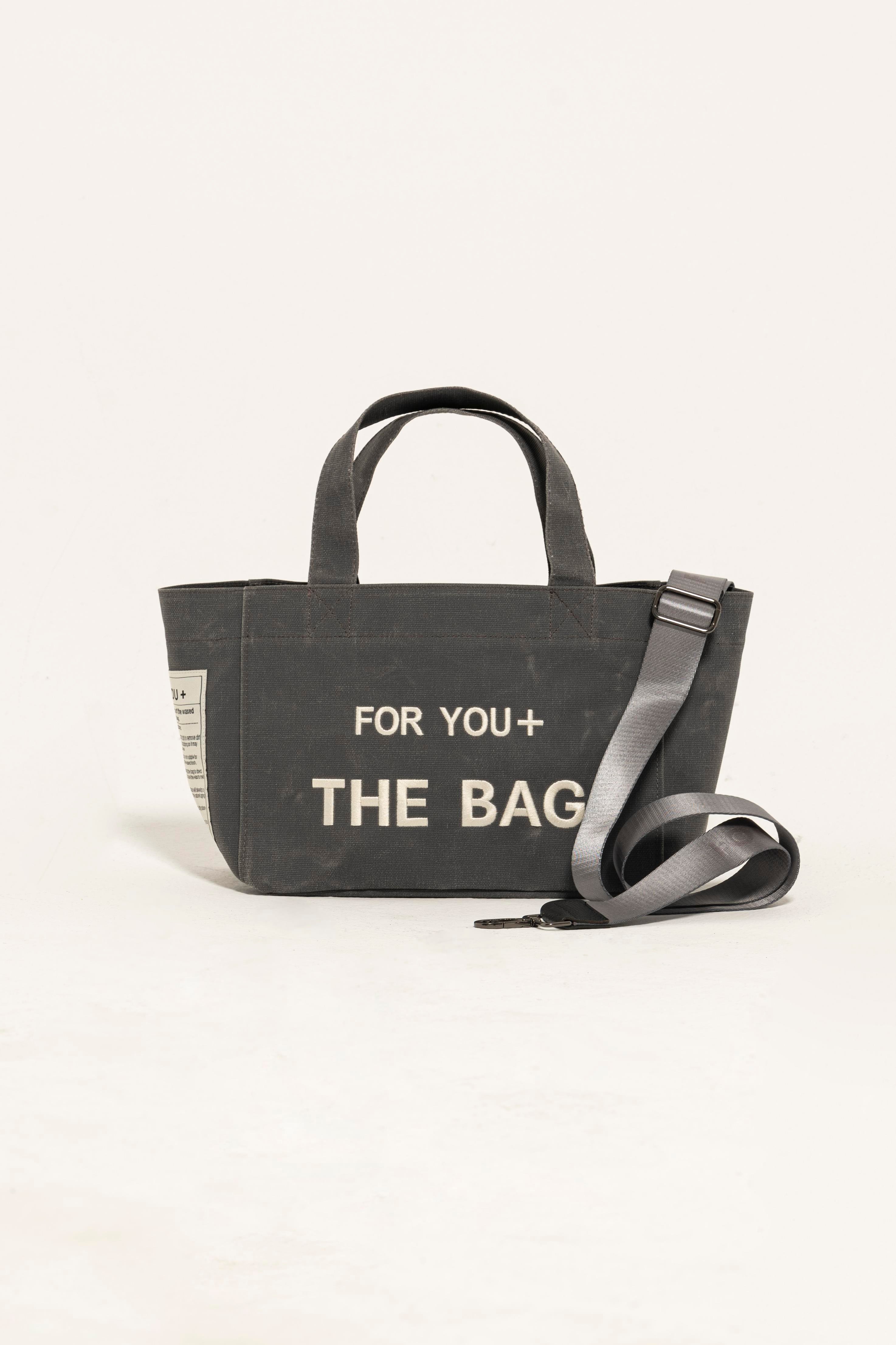 For You Accessorises Kanvas Orta Boy Antrasit Çanta For You Accessorises Kanvas Orta Boy Antrasit Çanta
