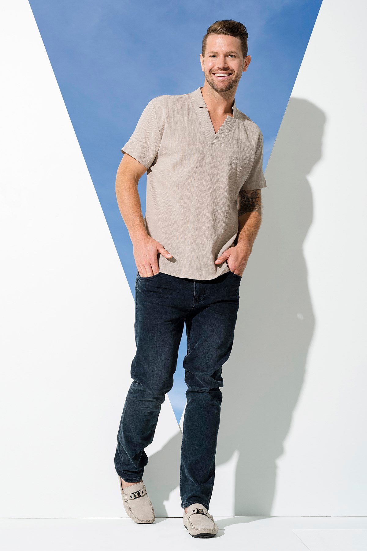 For You Man/For You Moda For You Man For You Man Organik Yıldız Yaka Taş Gömlek