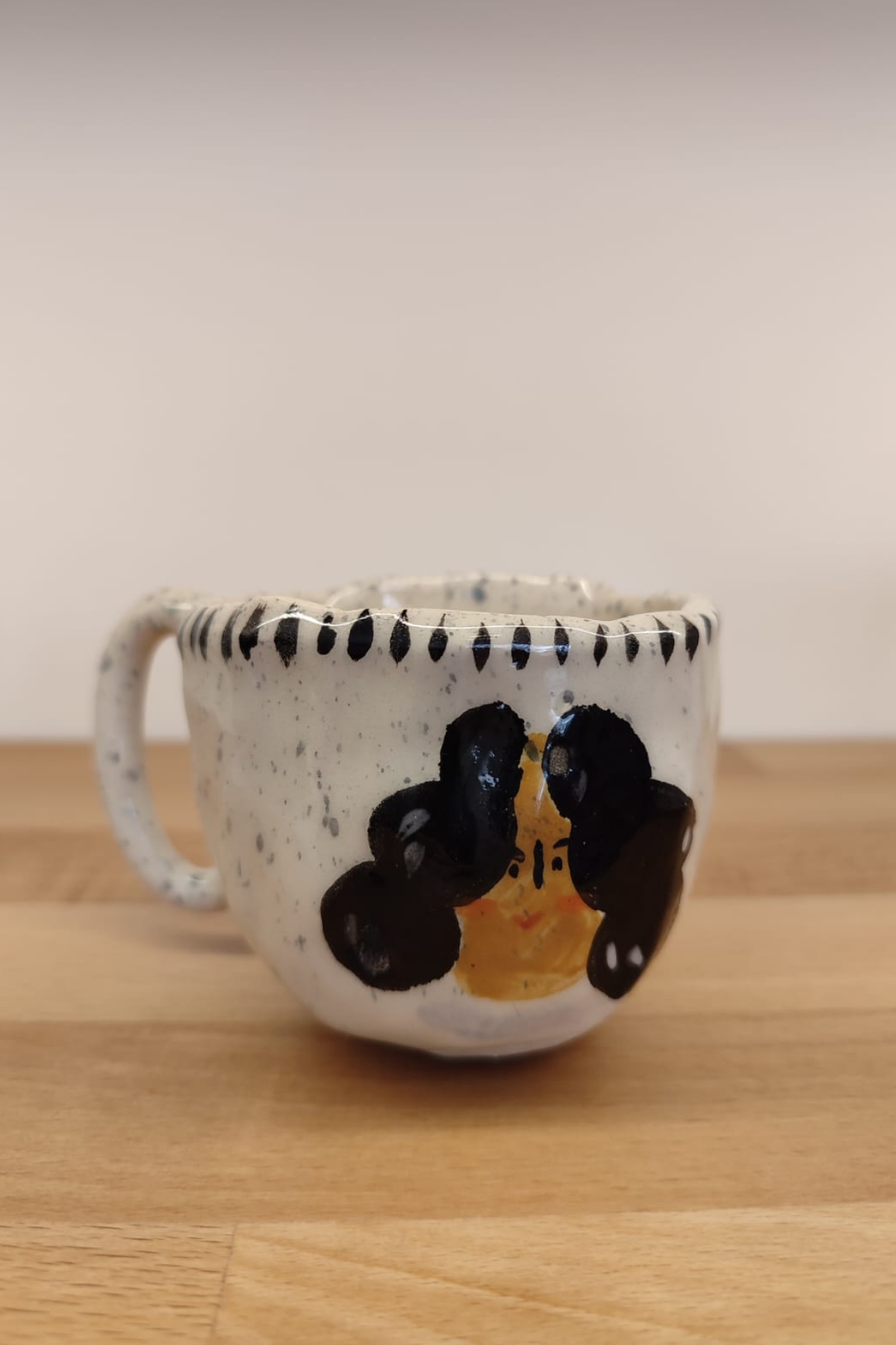 Studio2K Karakız Figürlü Kahve Fincanı