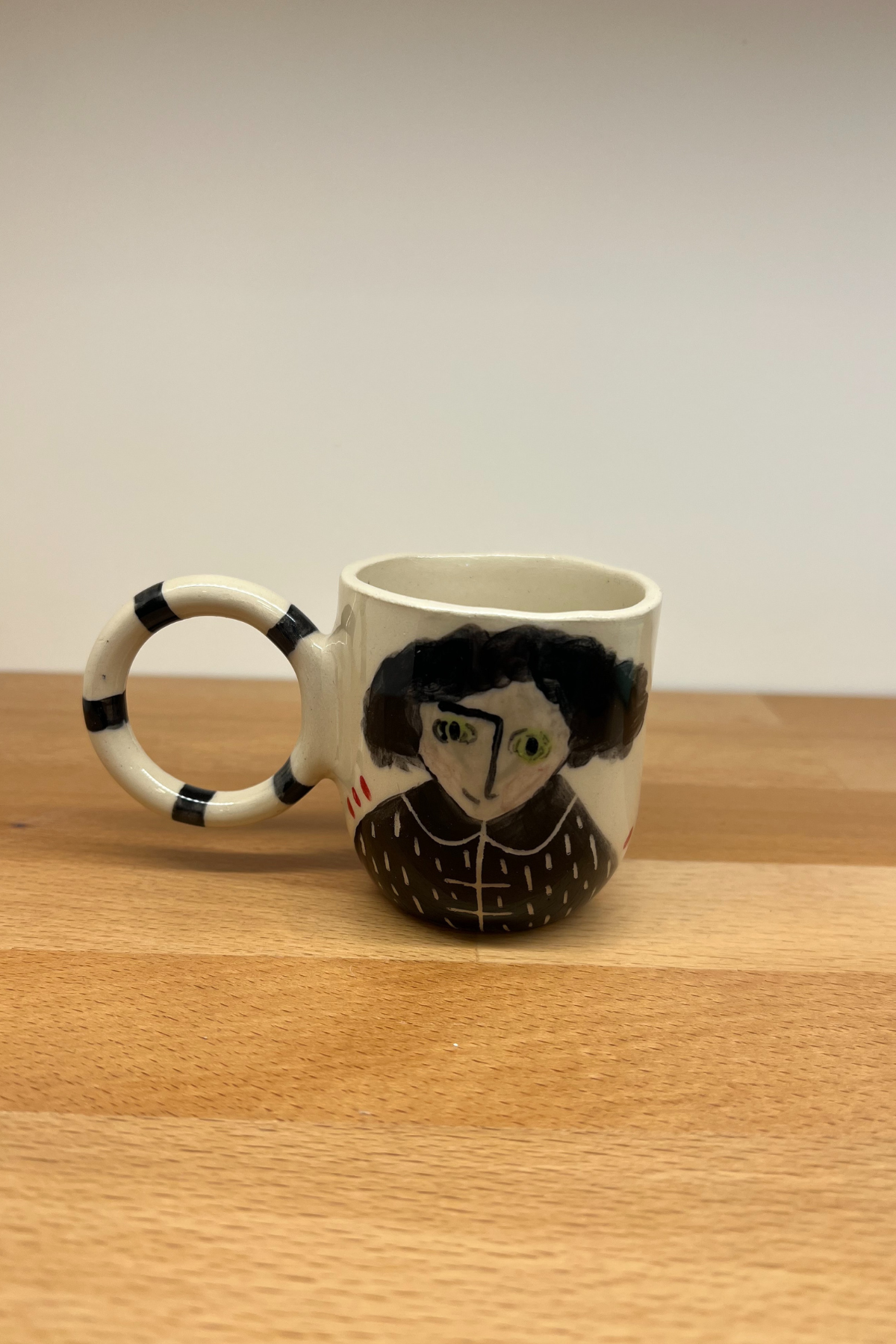 Didem Ekal Küçük Stoneware Seramik Siyah Bardak 