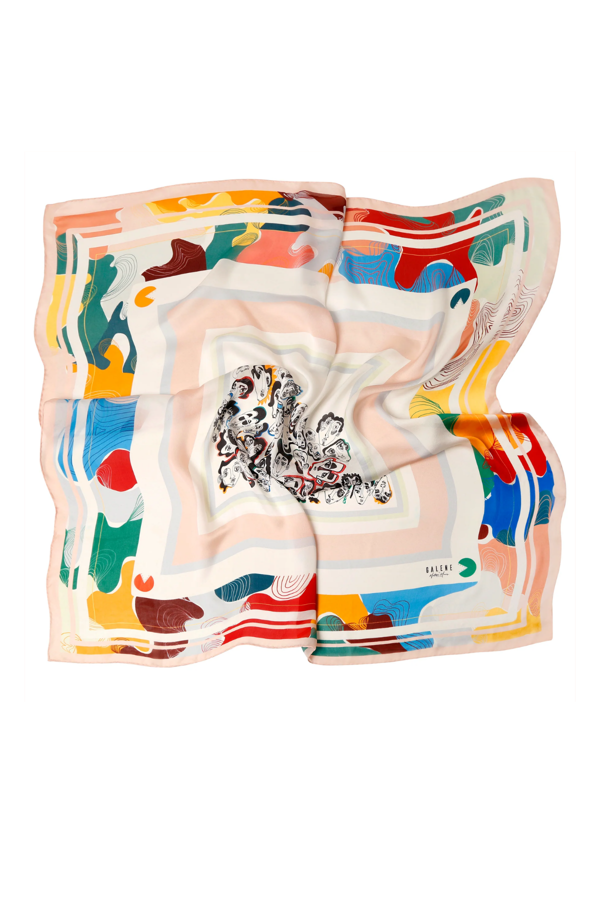 Galene Brand Herd Şifon İpek Şal