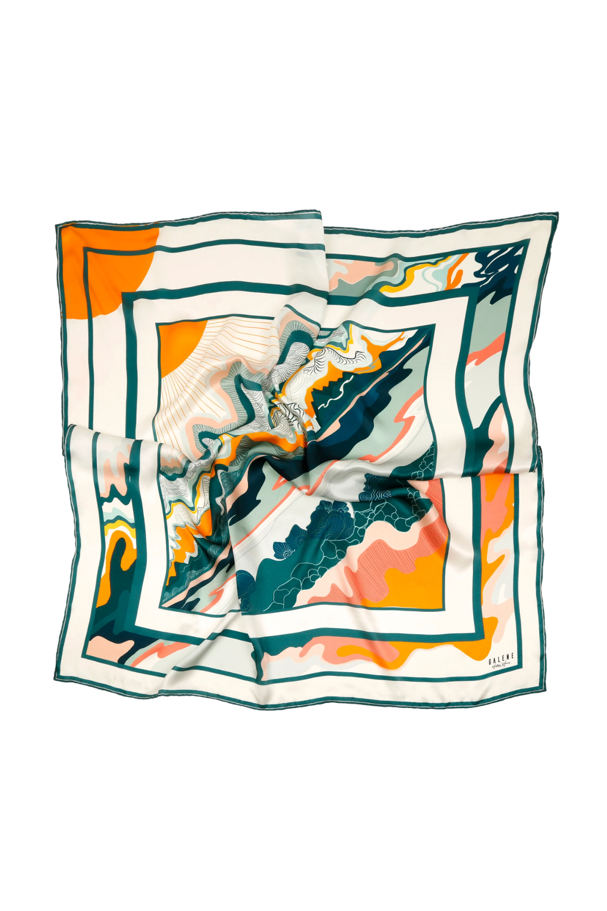 Galene Brand Past Future İpek Şal Eşarp