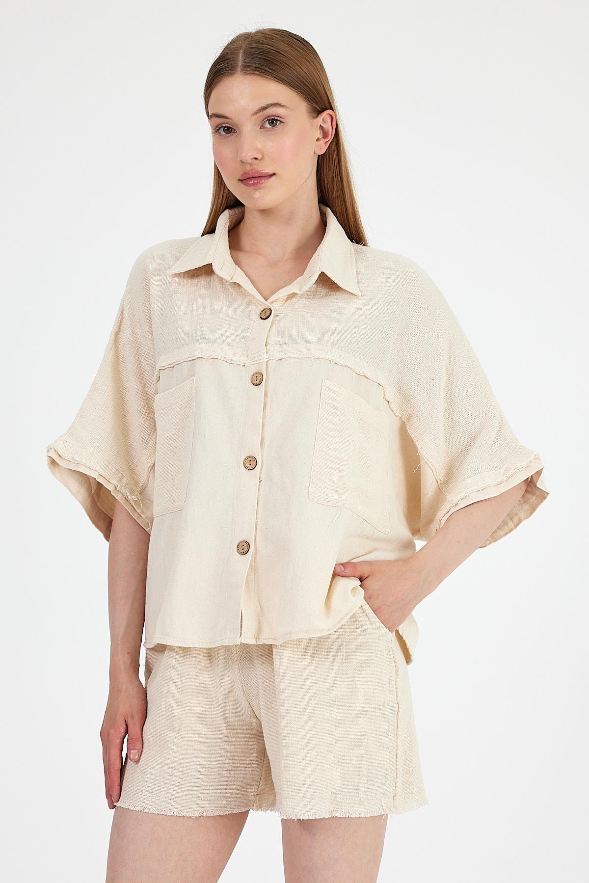 Ham Kumaş Şort
