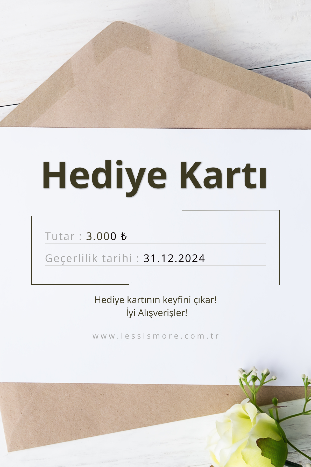 Hediye Kartı 3.000 TL