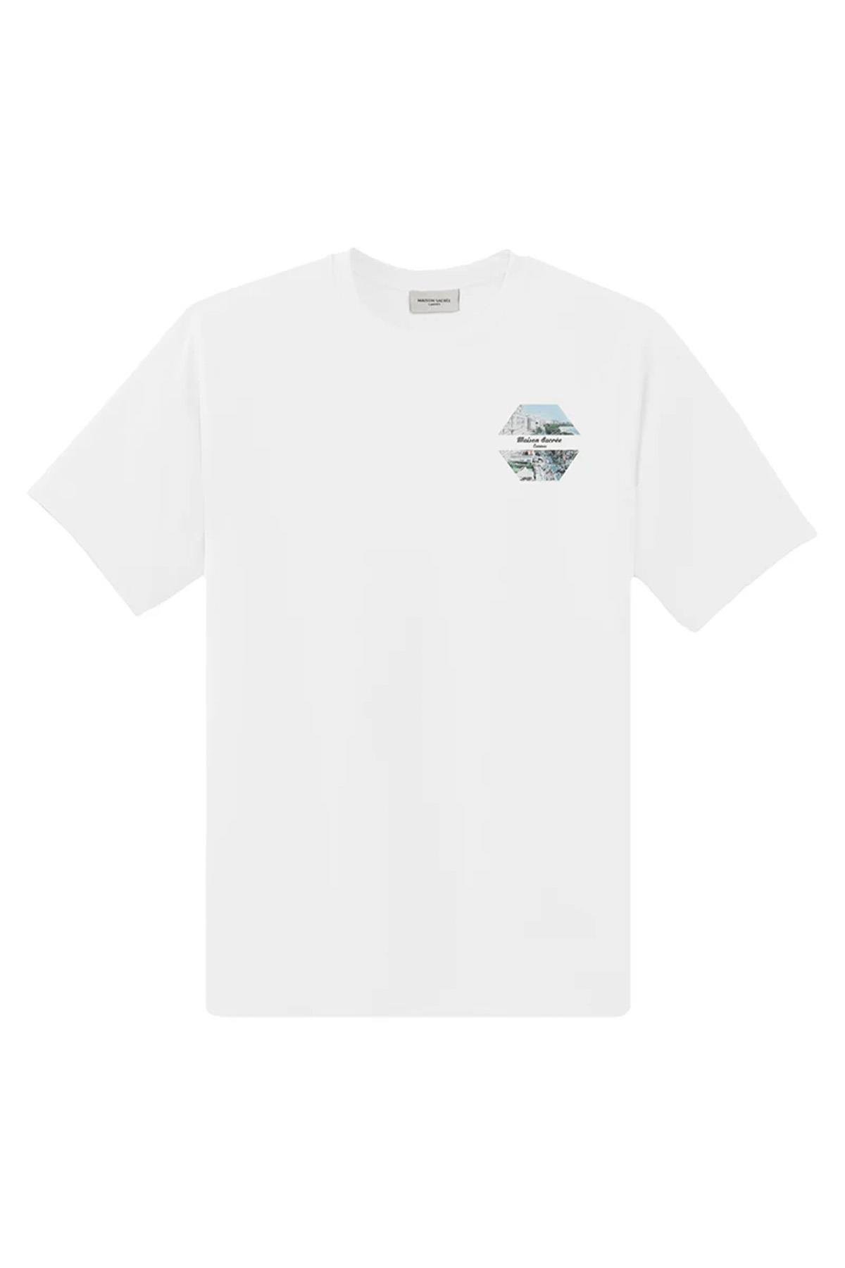 Le Festival Bej Baskılı T-Shirt