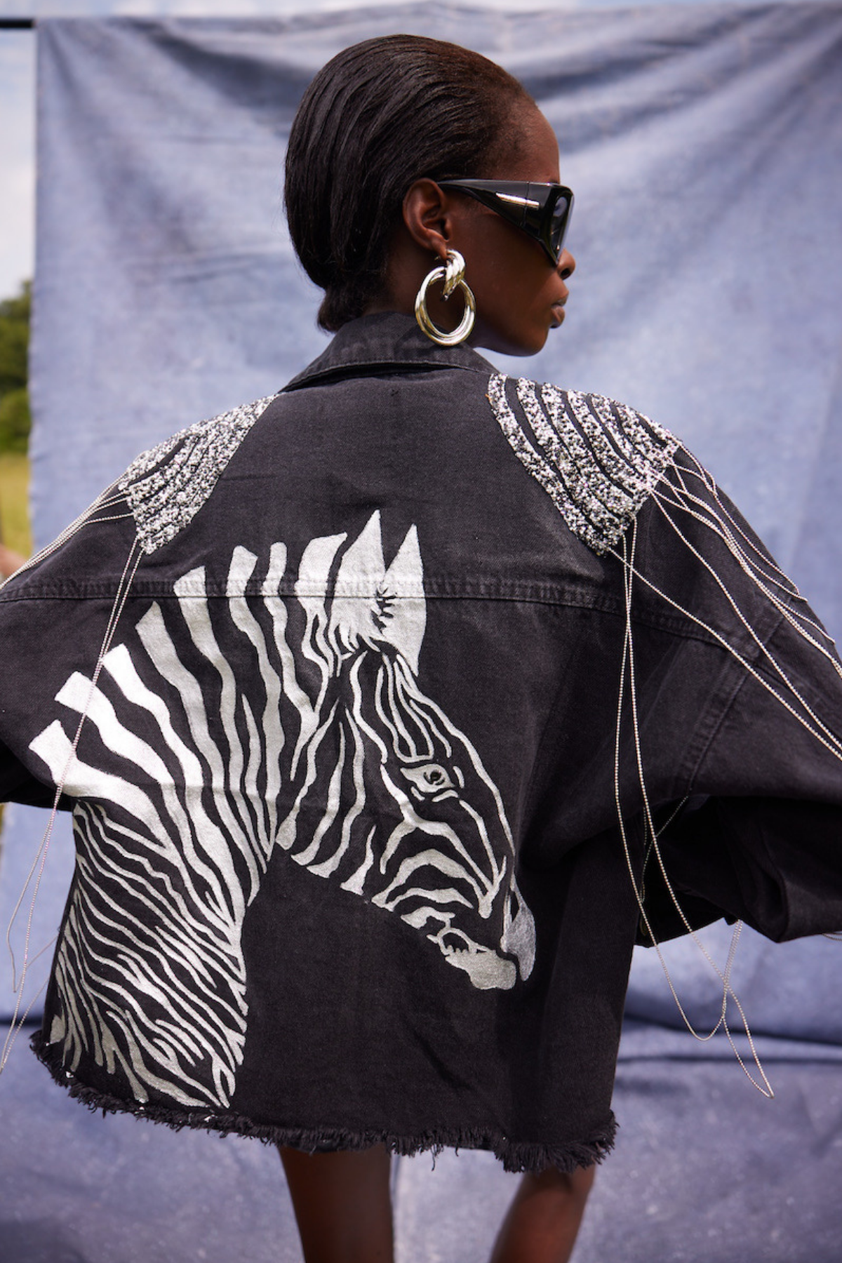 Look Project Zai Denim Ceket - Siyah