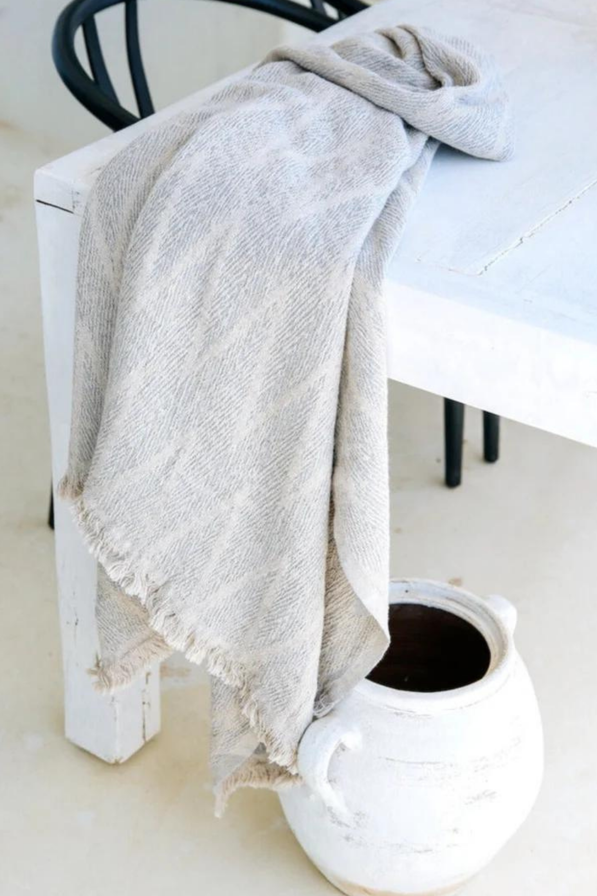 Narince Hemp Çok Amaçlı Örtü, Lacivert