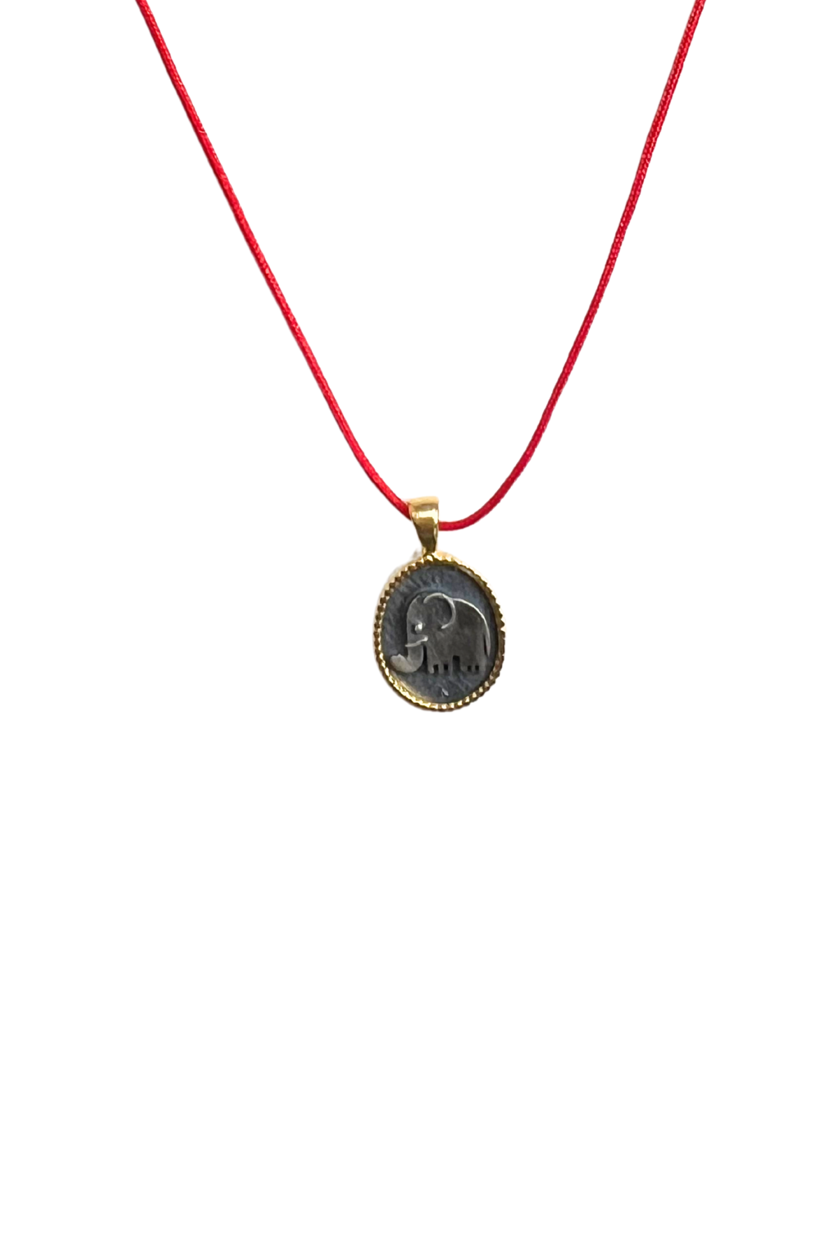 On2 Design Gümüş Kırmızı Kolye