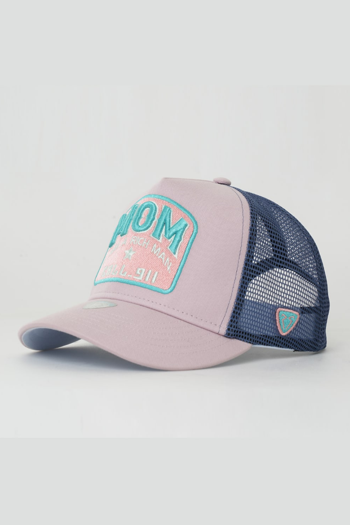 Rust & Rich Trucker Şapka-Motto Collection-Mom, Pudra