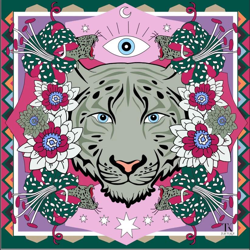 TukuTukum Lilac Tiger Pareo