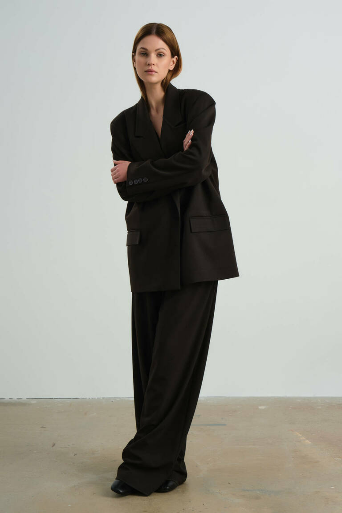 Zoe Clothing Kahve  Blazer Ceket 