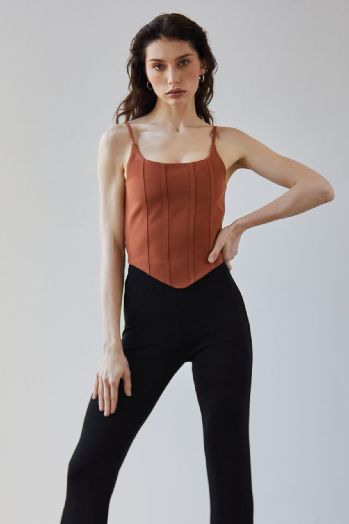 Zoe Clothing Kiremit Korse Askılı