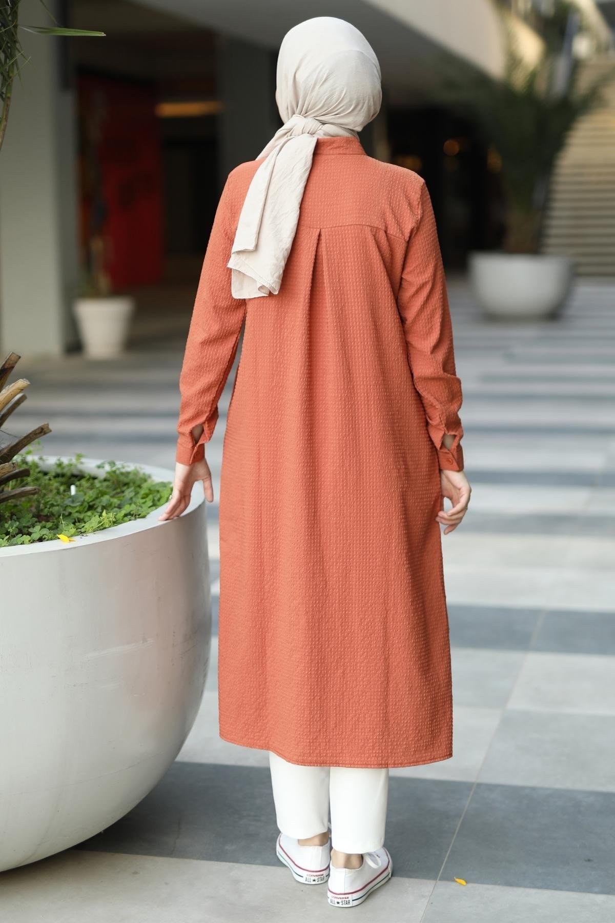 Afra Tunik Soft Kiremit