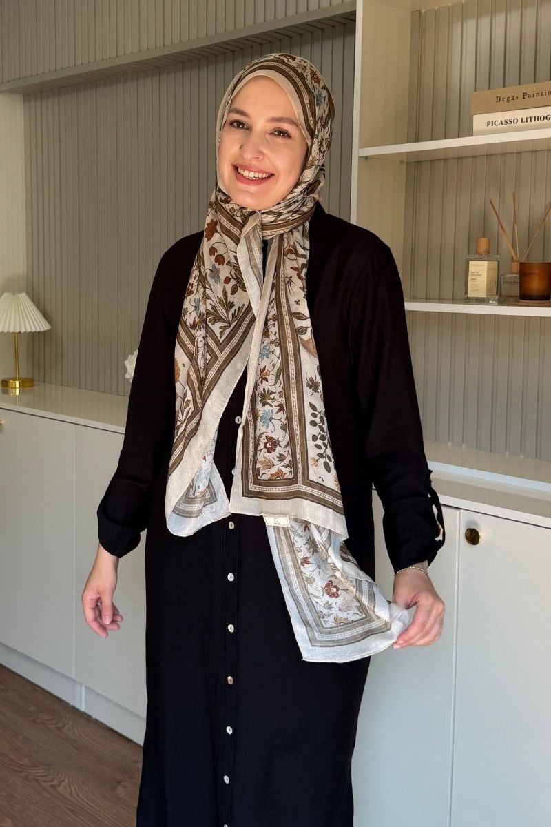Armine Trend Boydan Düğmeli Cep Detaylı Uzun Tunik Siyah