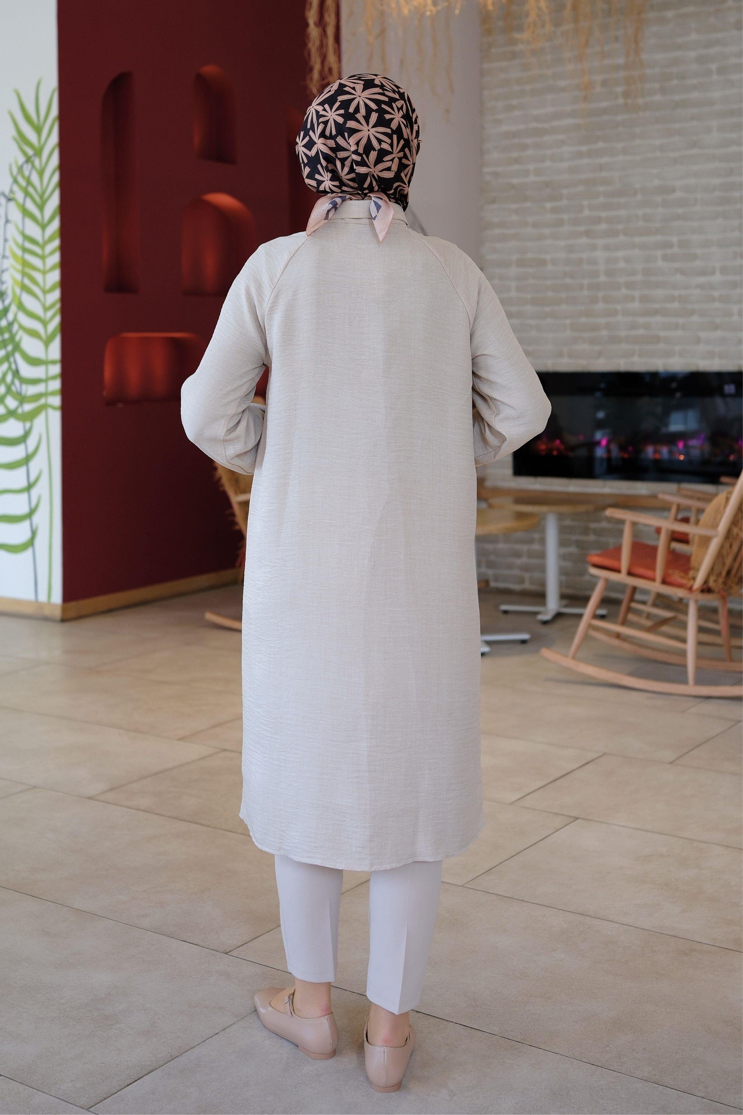 Asel Tunik Krem