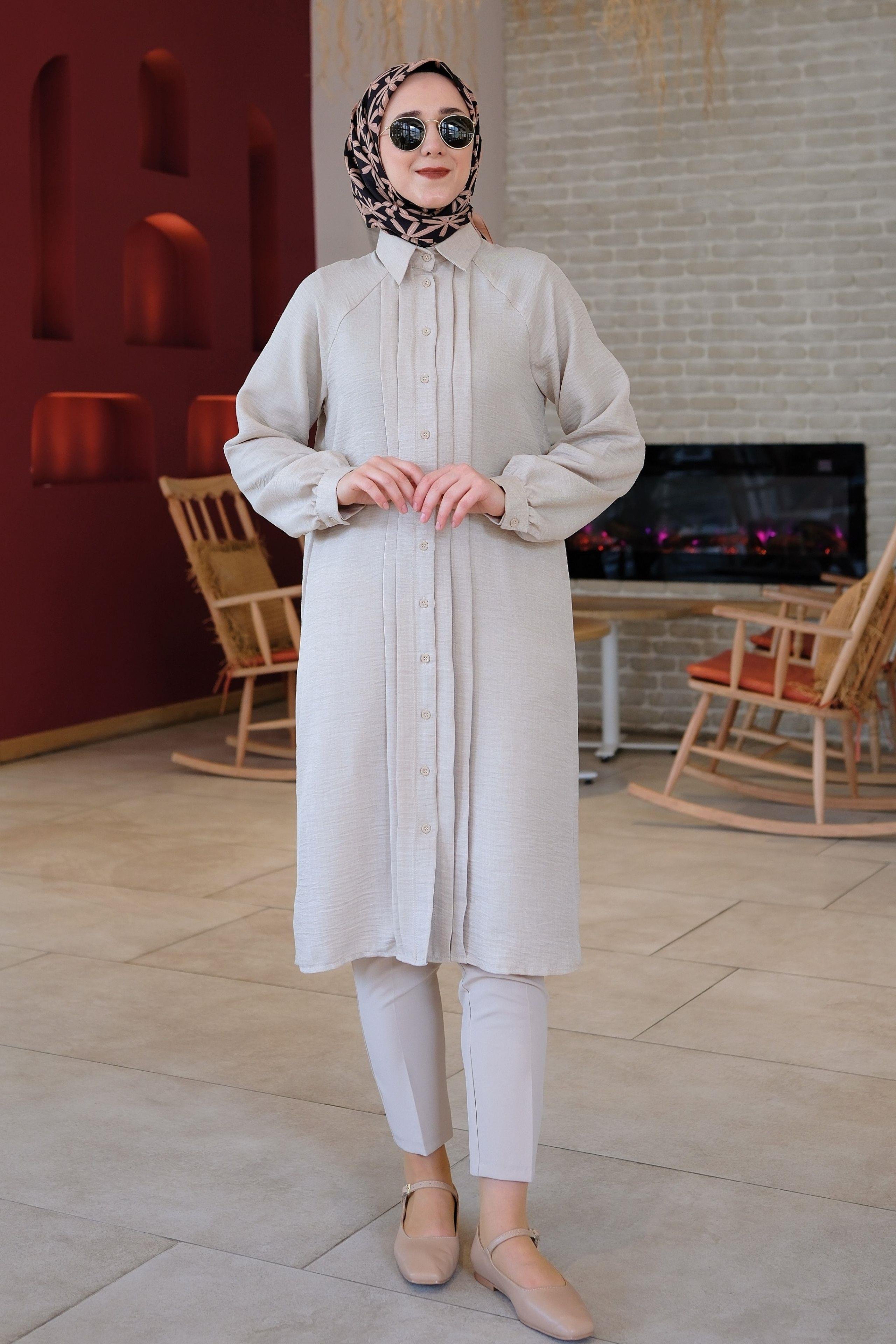 Asel Tunik Krem