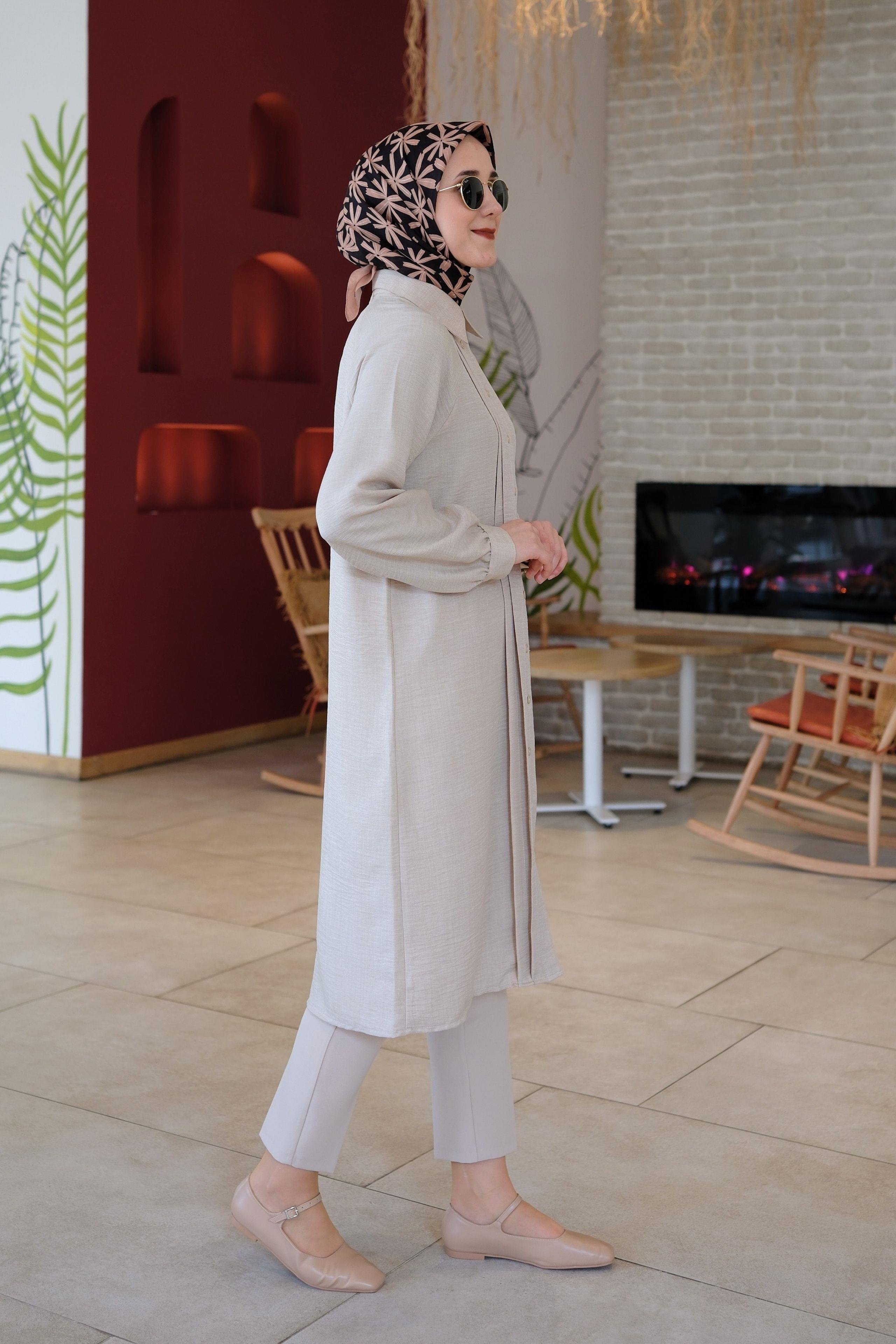 Asel Tunik Krem