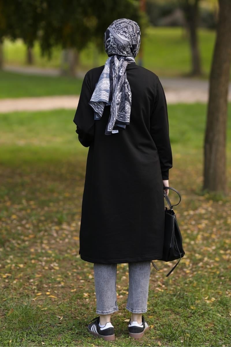 Neva 110 Cm Sweat Tunik Siyah