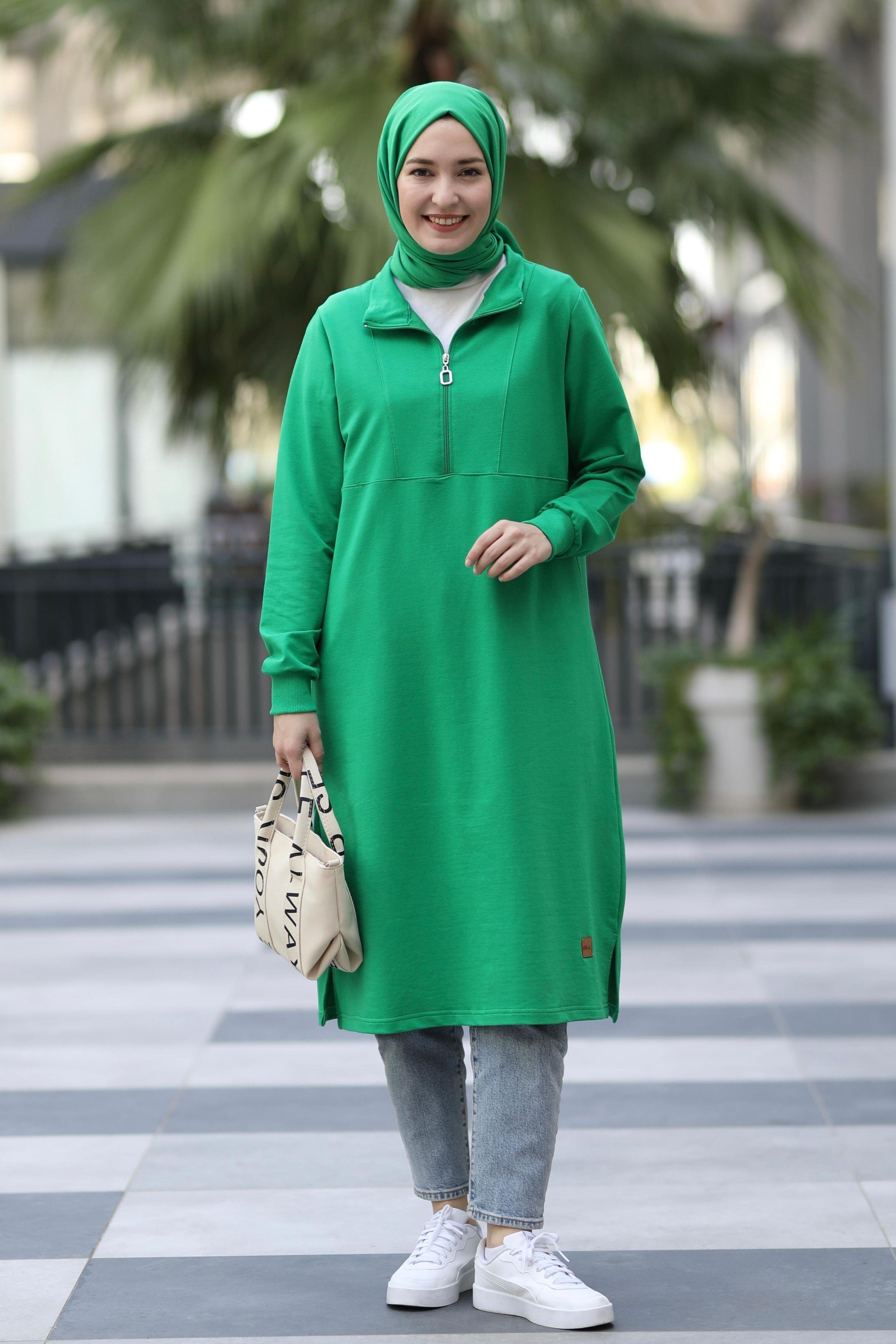 Yarım Fermuarlı Sweat Benetton