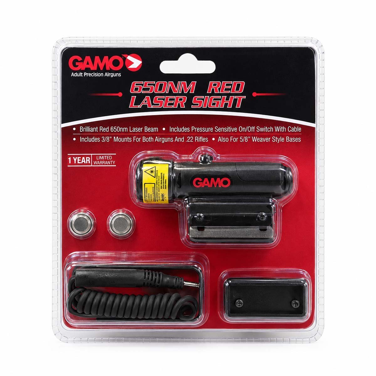 22mm Ray Uyumlu Tabanca ve Tüfek Lazeri 650nm