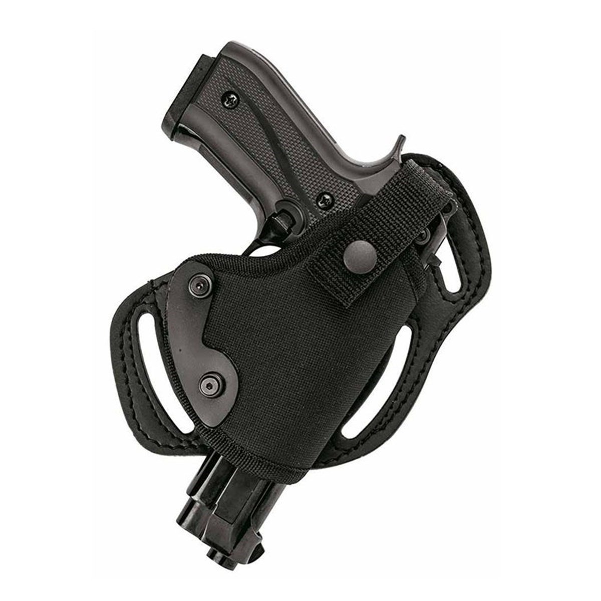 Airsoft Silah Kılıfı Universal Tüm Tabancalar İçin Dış Taşıma Kumaş Çapraz Kılıf Siyah