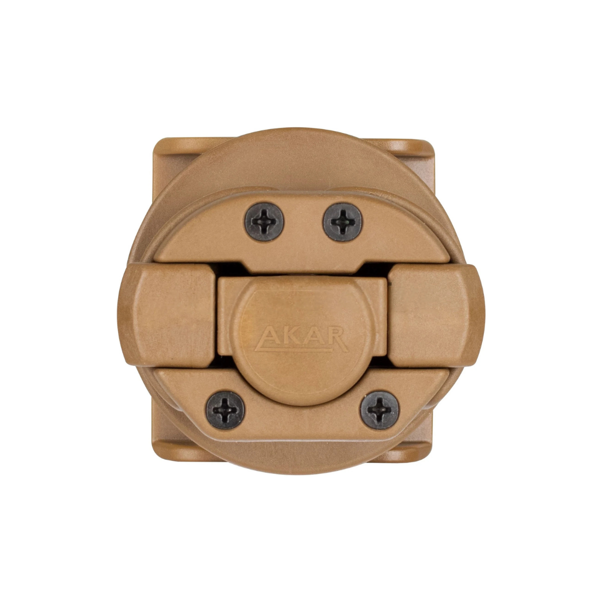 Akar Polimer Kilitli Kelepçe Kılıfı-Çakal Kahve