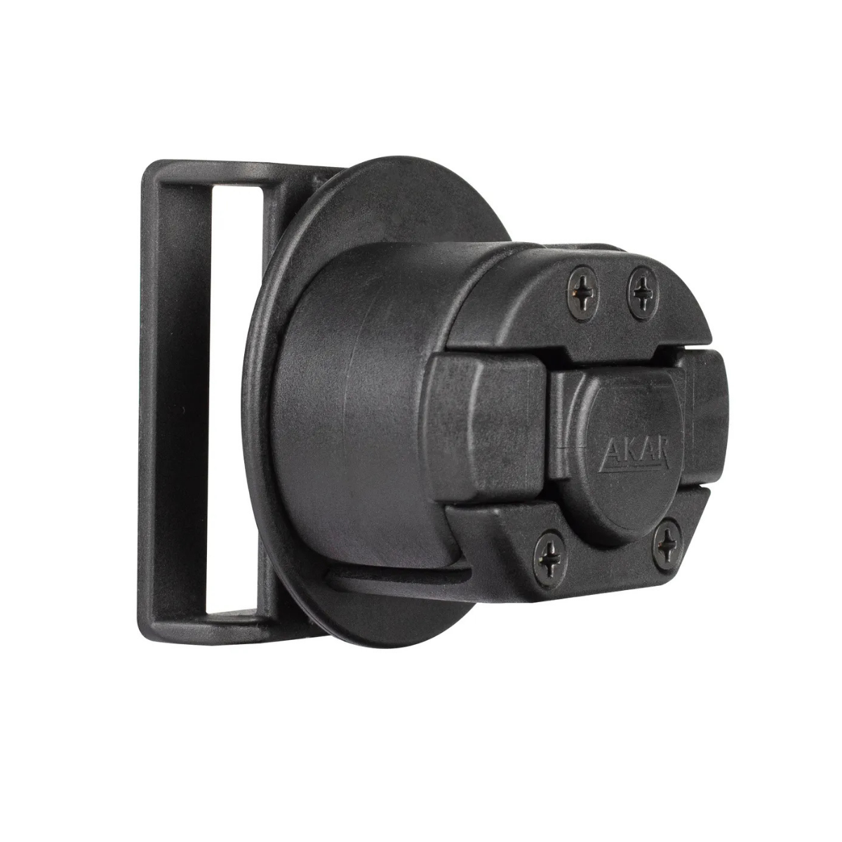 Akar Polimer Kilitli Kelepçe Kılıfı-Siyah