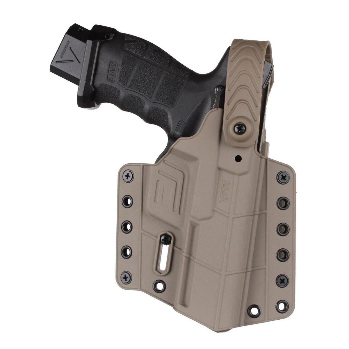 Akar Sarsılmaz SAR9 - SAR9 Mete Polimer Taktik Kılıf Seviye 2 Kilitli Çöl Rengi