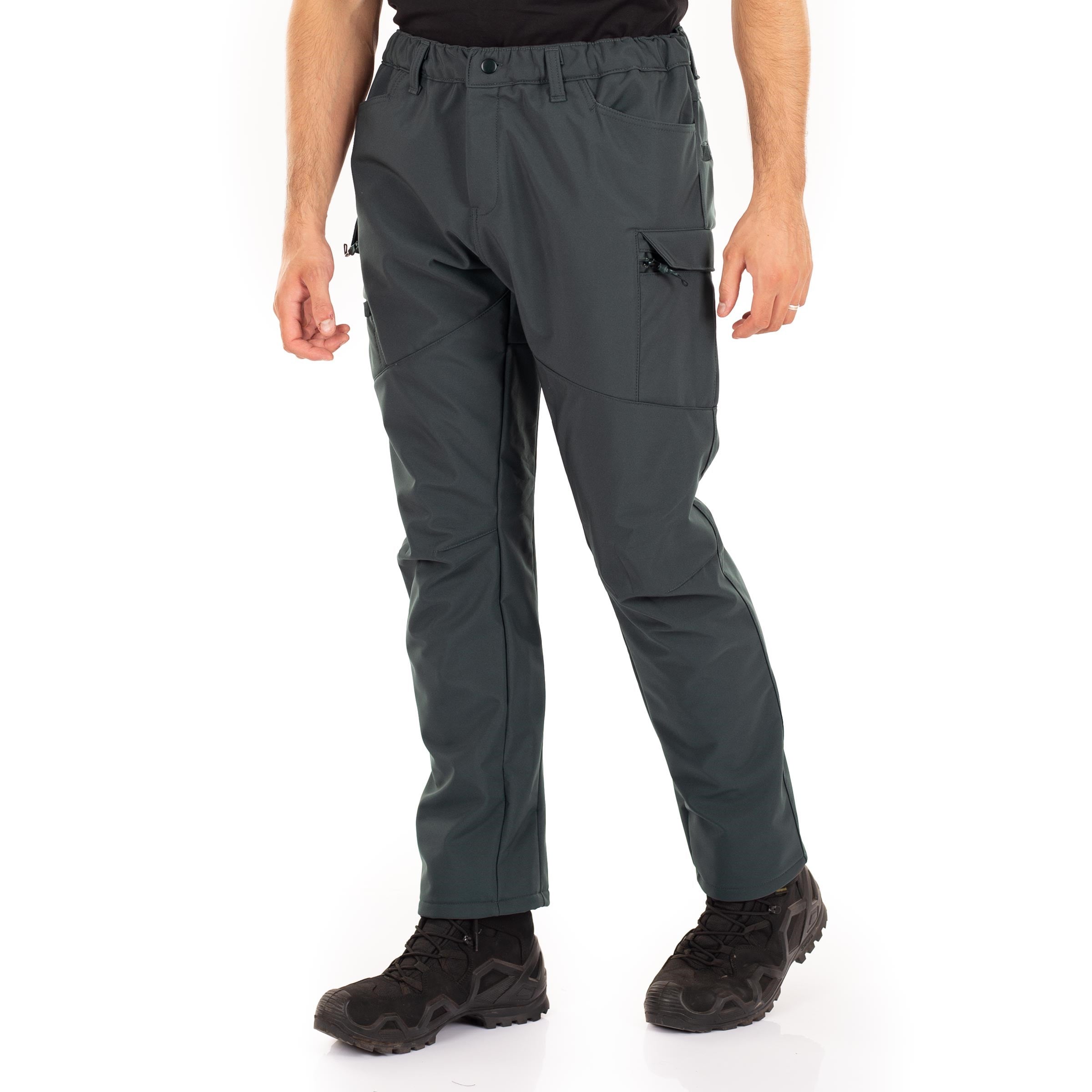 Alpha Softshell Taktik Pantolon Likralı Esnek Çok Cepli Antrasit