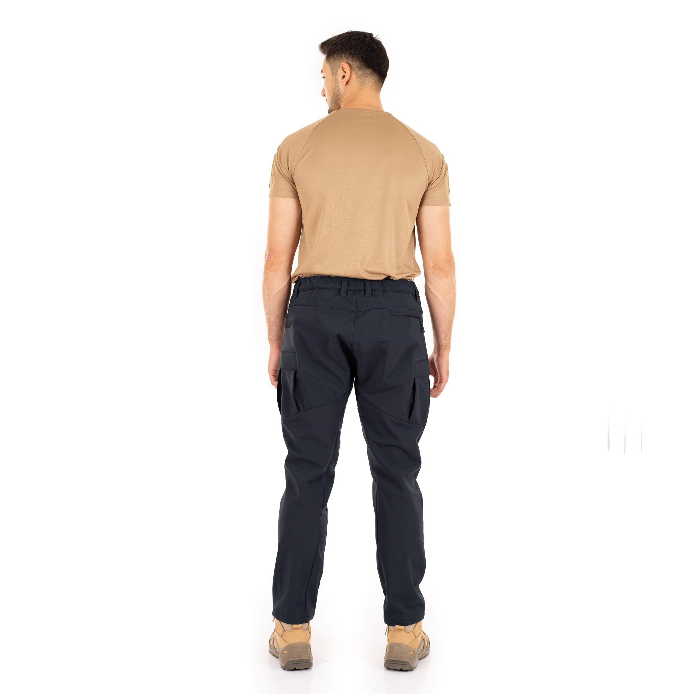 Alpha Softshell Taktik Pantolon Likralı Esnek Çok Cepli Lacivert