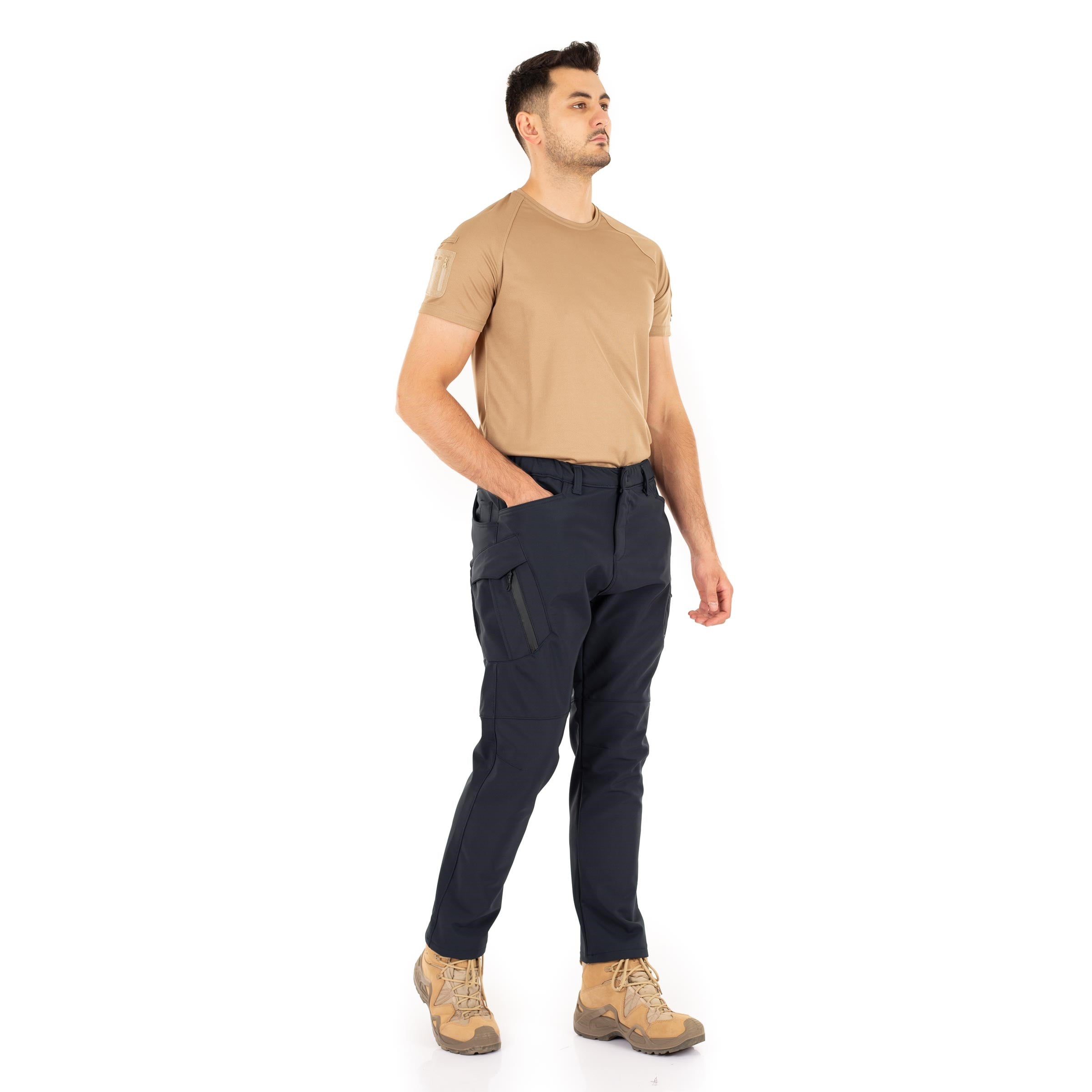 Alpine Softshell Taktik Pantolon İçi Polarlı Lacivert