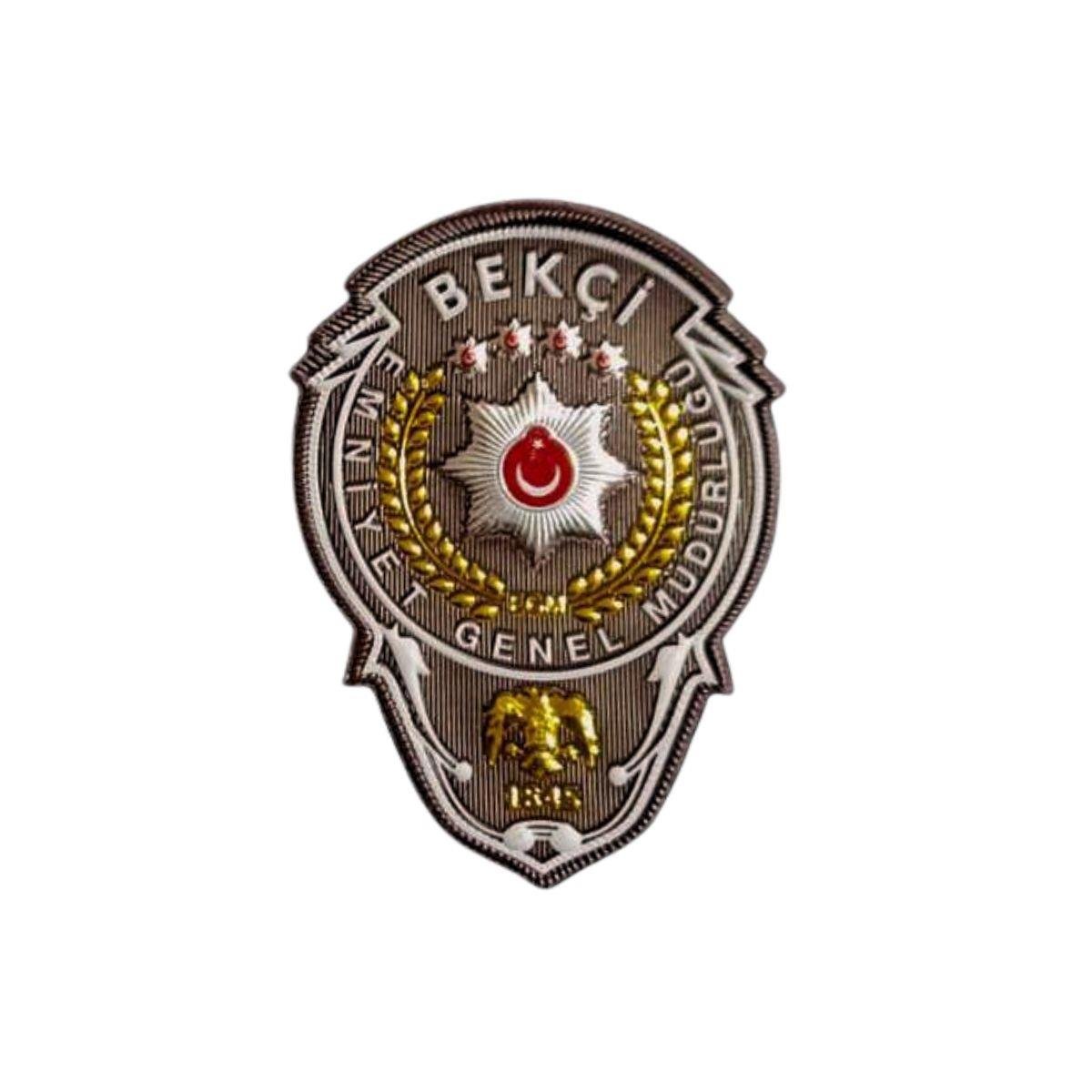 Bekçi Cüzdan Arması Yapışkanlı 3 Boyutlu