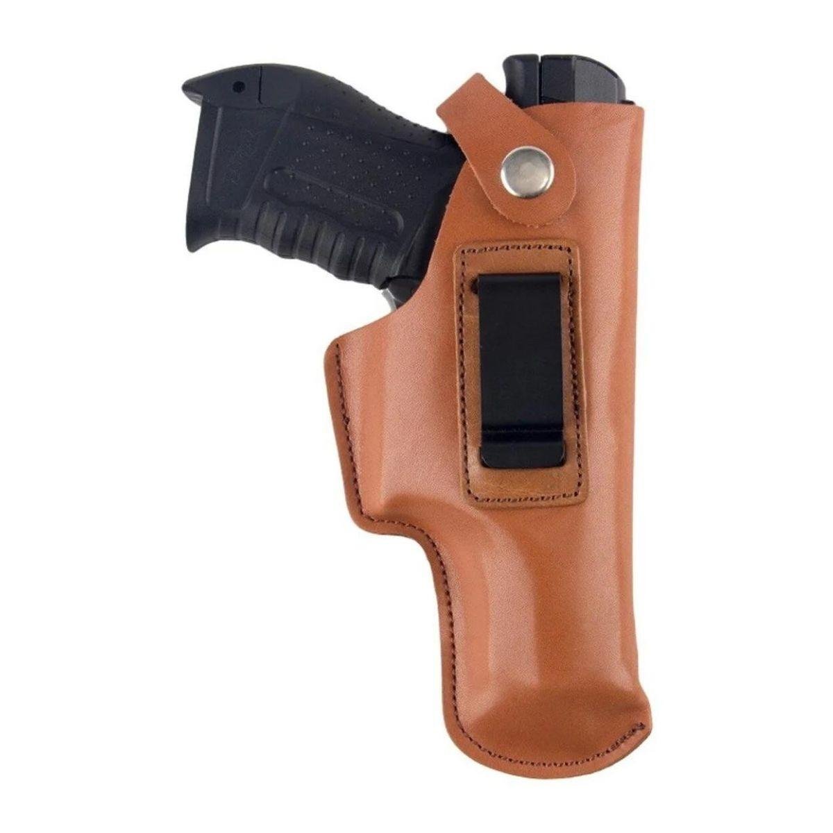 Canik 55 Horozlu Seri Deri Tabanca İç Kılıfı Yumuşak Deri Taba