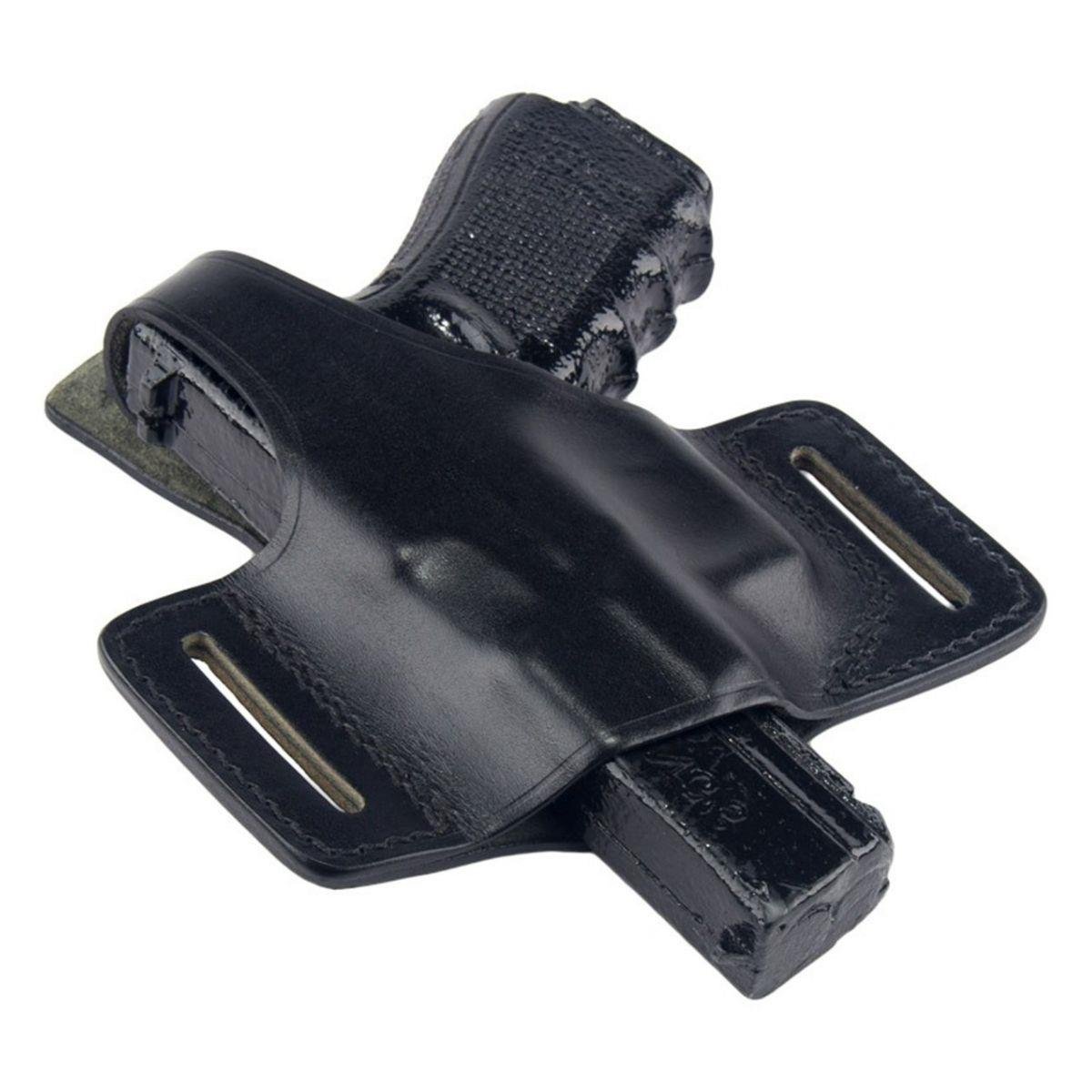 Canik 55 TP9 Deri Tabanca Kılıfı Yarım Kelebek Siyah Sol El