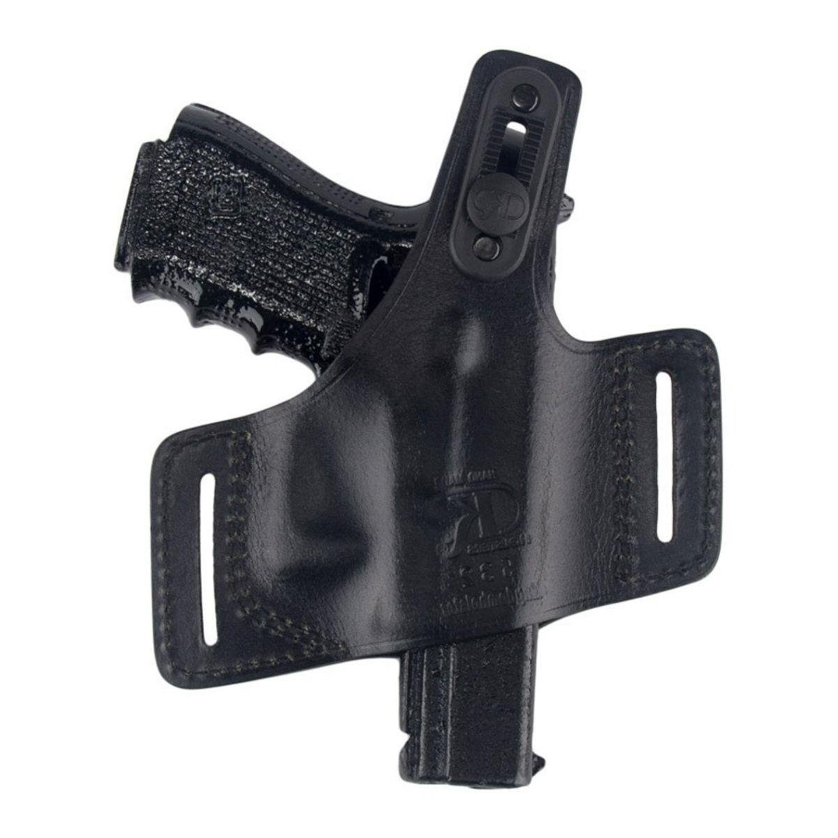 Canik 55 TP9 Deri Tabanca Kılıfı Yarım Kelebek Siyah Sol El