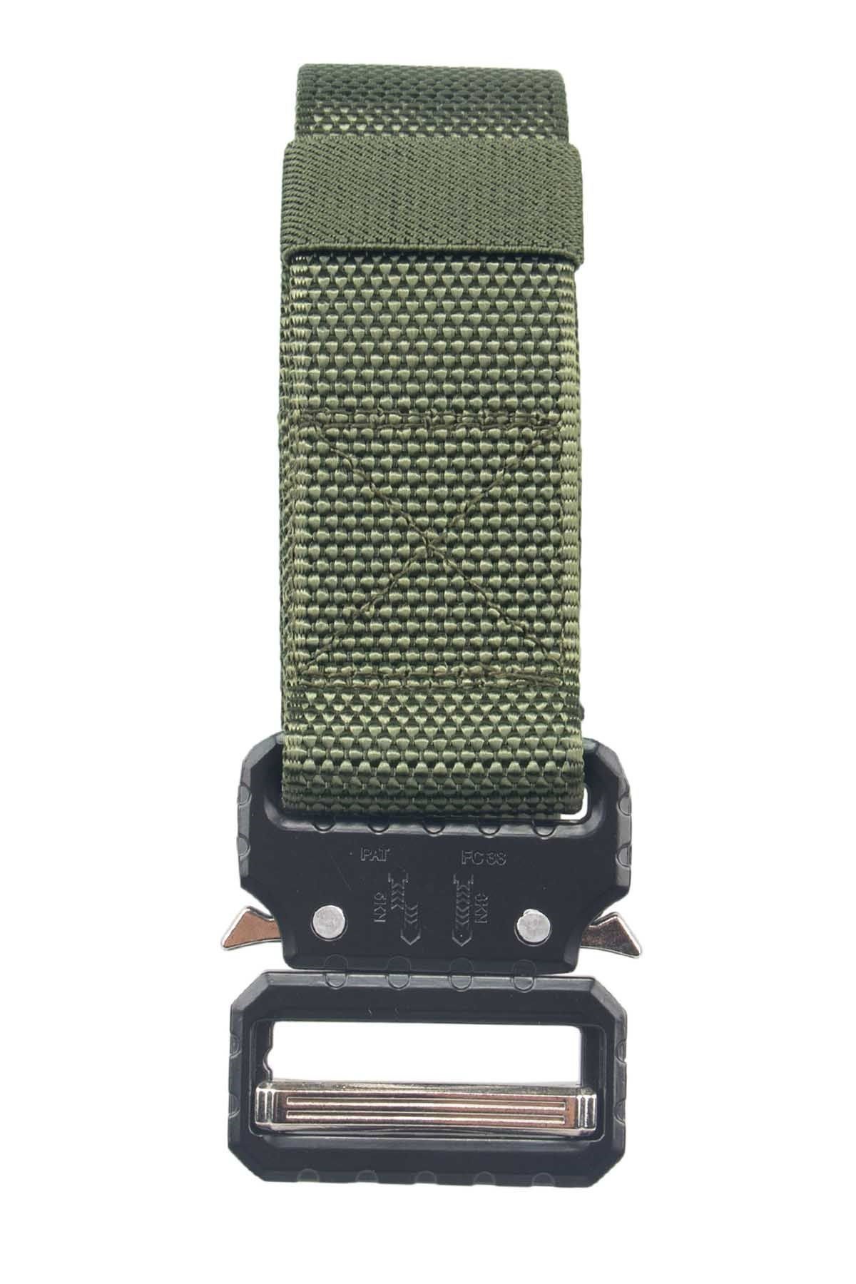 Çelik Tokalı Taktik Kemer Haki