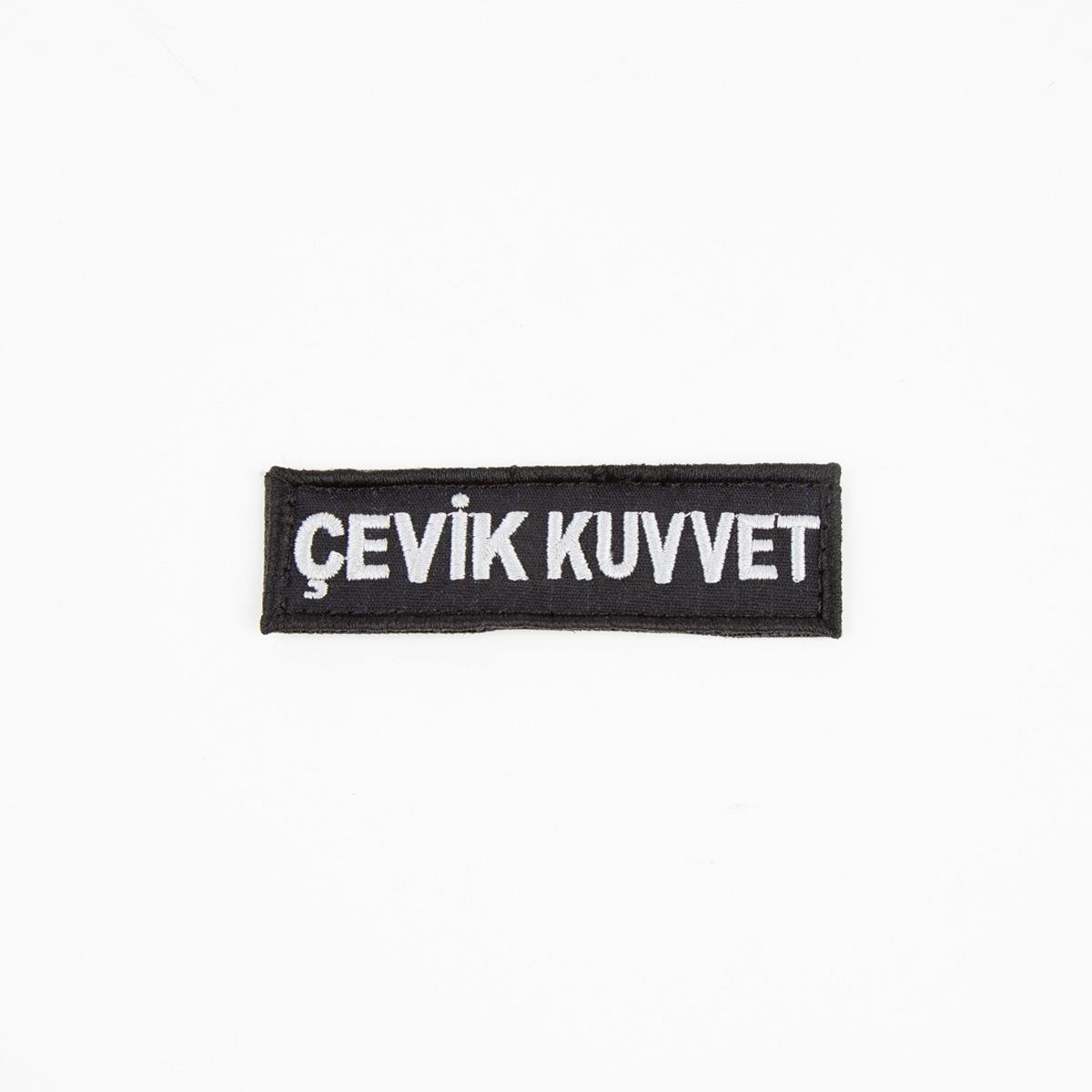 Çevik Kuvvet Cep Yazısı Siyah Nakışlı